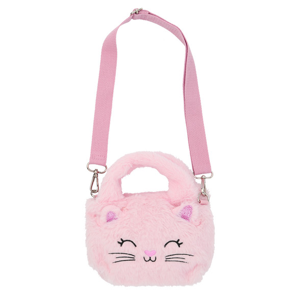 Mädchen Plüschtasche im Katzen-Design