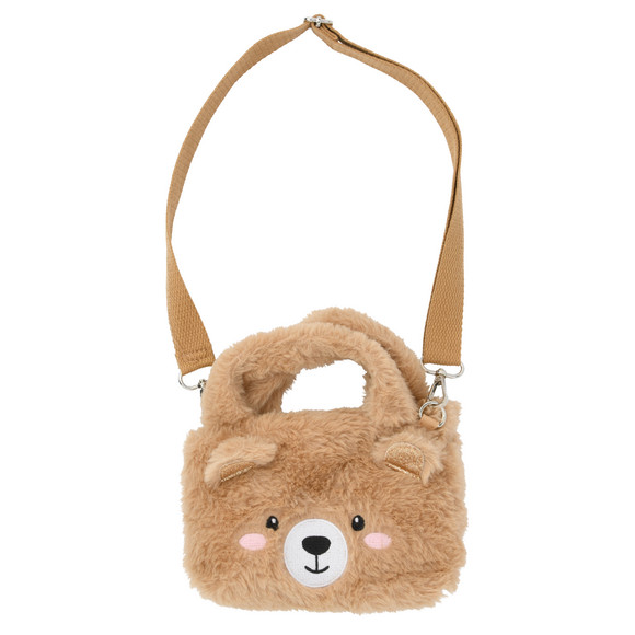 Mädchen Plüschtasche im Bären-Design