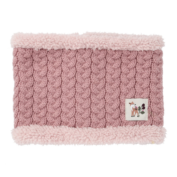 Baby Snood mit Zopfmuster