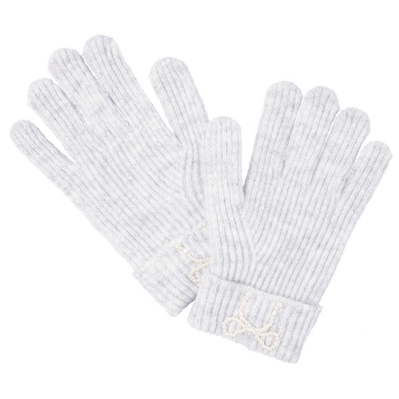 Mädchen Handschuhe mit Perlen-Applikation
