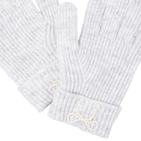 Mädchen Handschuhe mit Perlen-Applikation