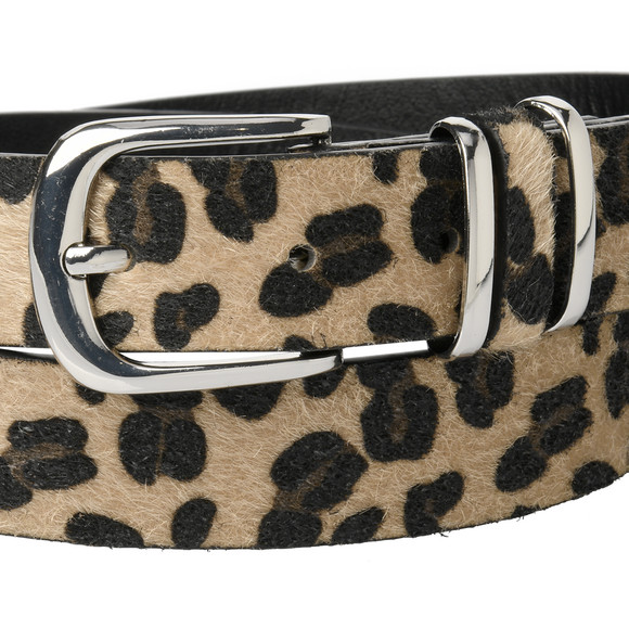 Damesriem met luipaardprint