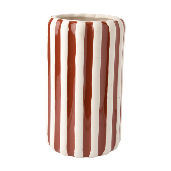 Vase mit Streifen
