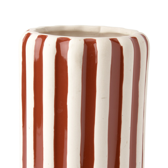 Vase mit Streifen