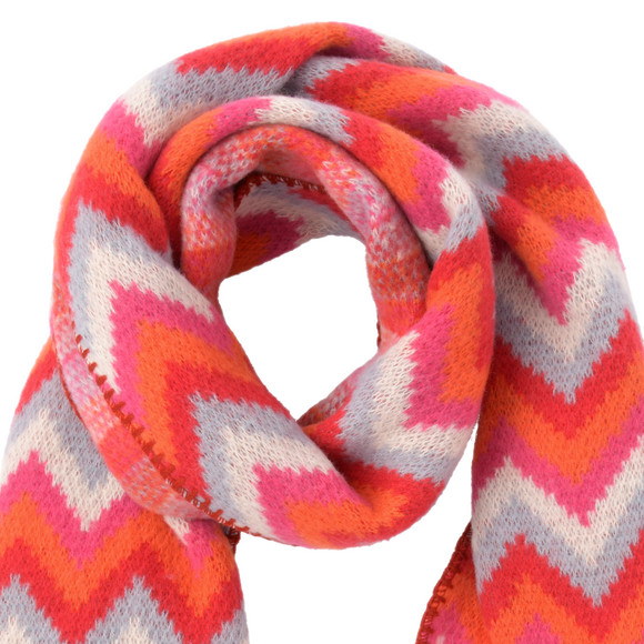 Damen Winterschal mit Zick-Zack-Muster
