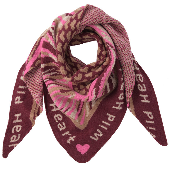 Damen Winterschal mit Mustermix