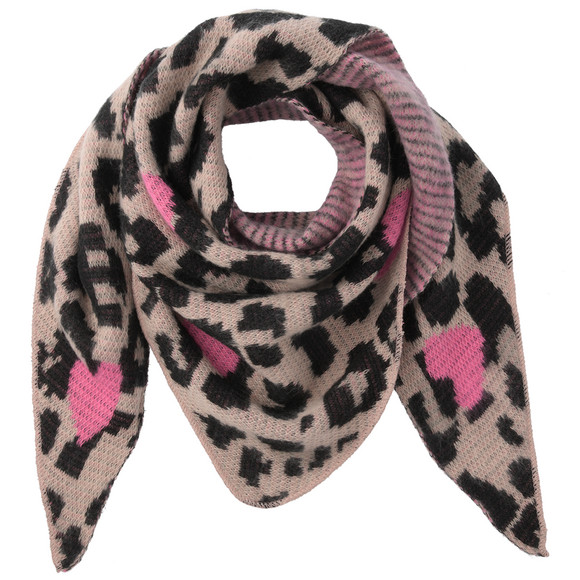 Damen Winterschal mit Mustermix