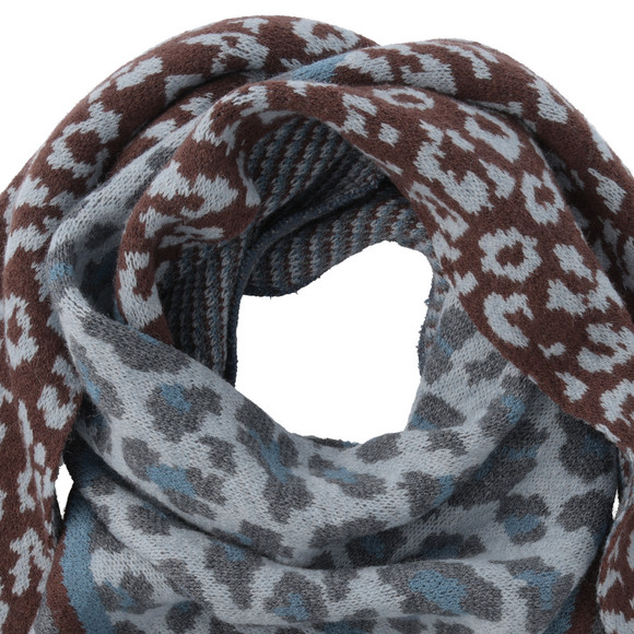 Damen Winterschal mit Mustermix
