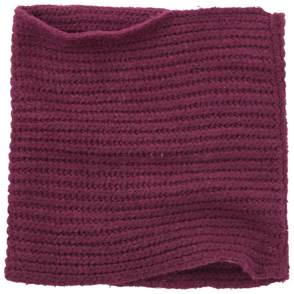 Damen Snood mit Rippstruktur