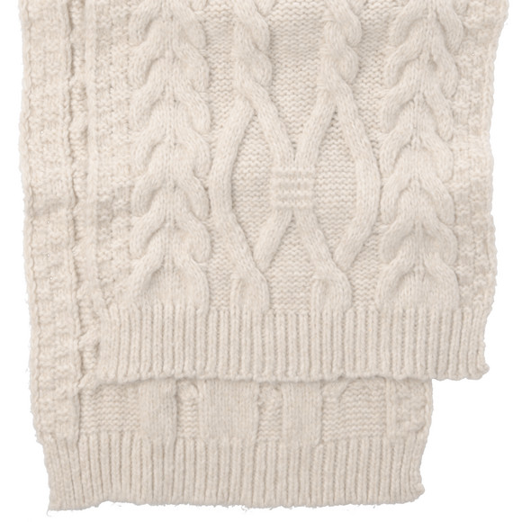 Damen Winterschal mit Zopfmuster