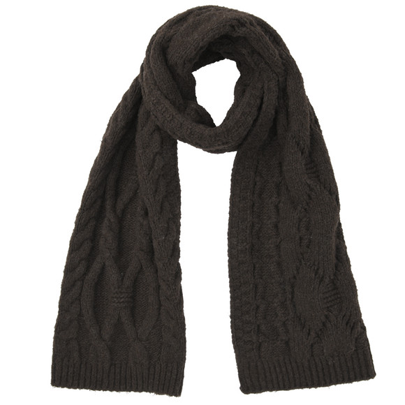 Damen Winterschal mit Zopfmuster