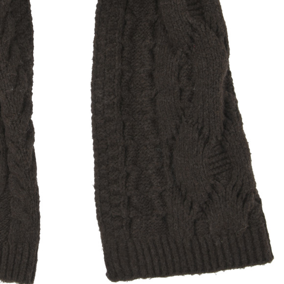 Damen Winterschal mit Zopfmuster