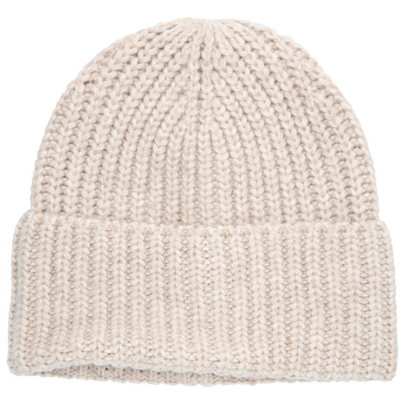 Damen Strickmütze mit Umschlag