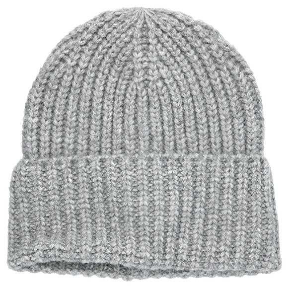 Damen Strickmütze mit Umschlag