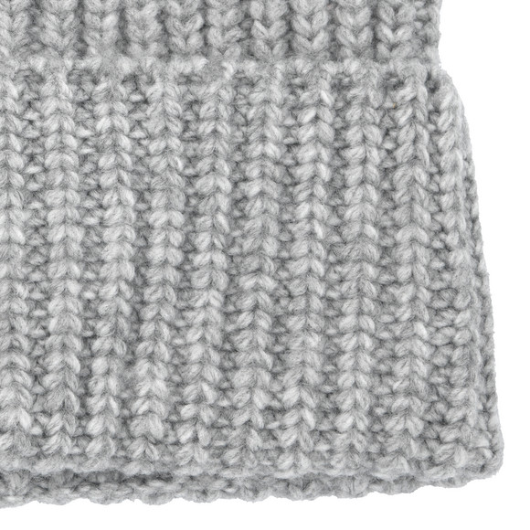 Damen Strickmütze mit Umschlag
