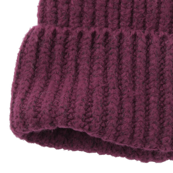 Damen Strickmütze mit Umschlag
