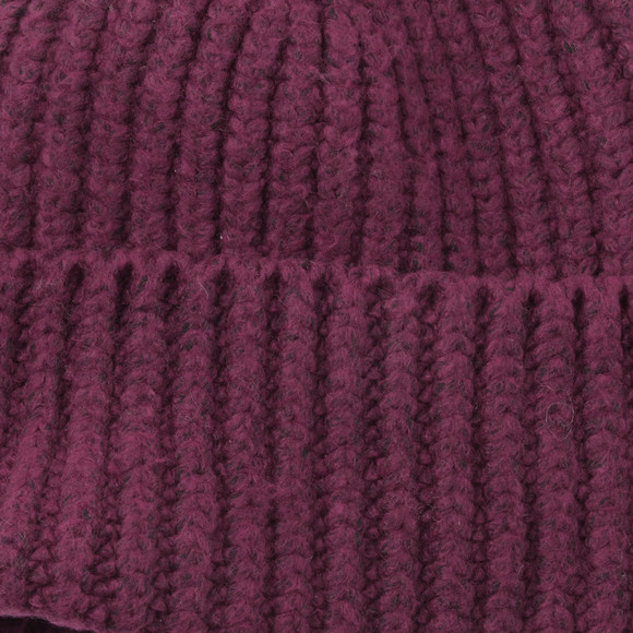 Damen Strickmütze mit Umschlag