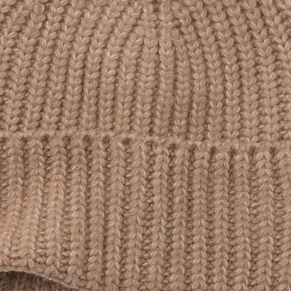 Damen Strickmütze mit Umschlag