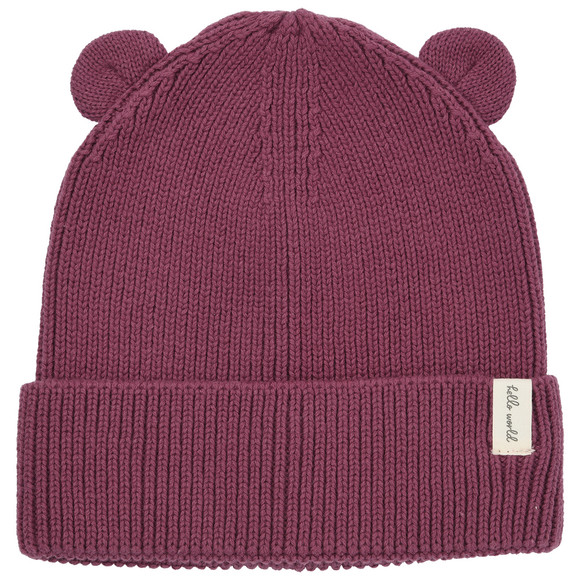 Baby Strickmütze mit Öhrchen