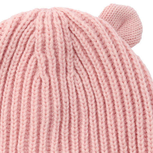 Gebreide babymuts met katoenen voering