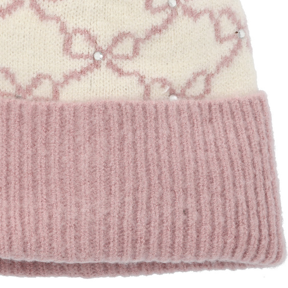 Mädchen Strickmütze mit Glitzersteinen