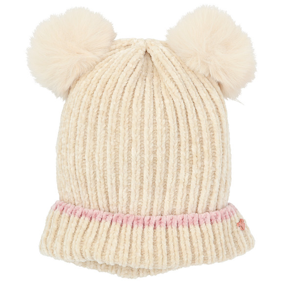 Wintermuts voor meisjes met 2 pompons