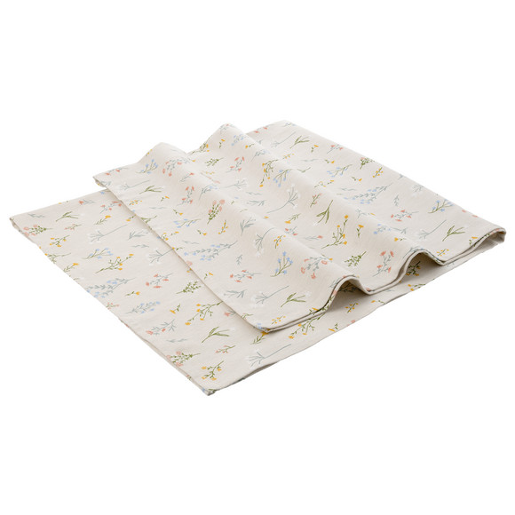 Tischdecke mit Blumen-Allover