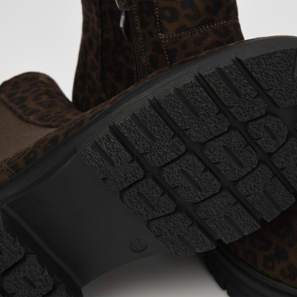 Damen Chelsea-Boots im Leo-Look
