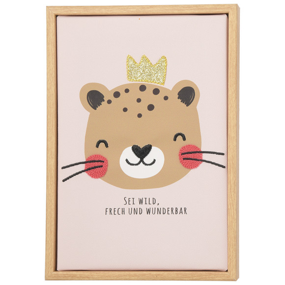Wandbild mit Leo-Motiv