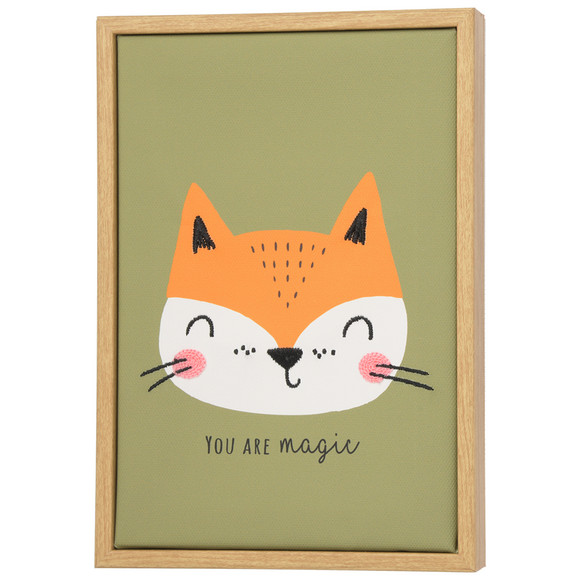 Wandbild mit Fuchs-Motiv