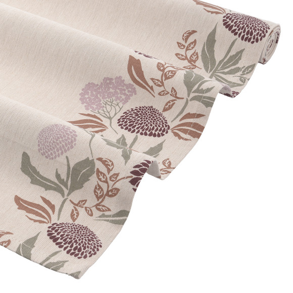 Tischläufer mit Blumen-Prints