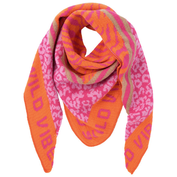 Damen Winterschal mit Mustermix