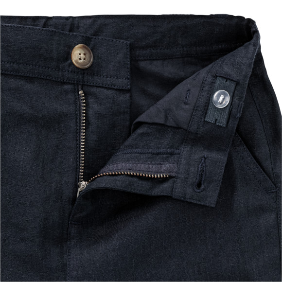 Jungen Leinen-Shorts in Unifarben