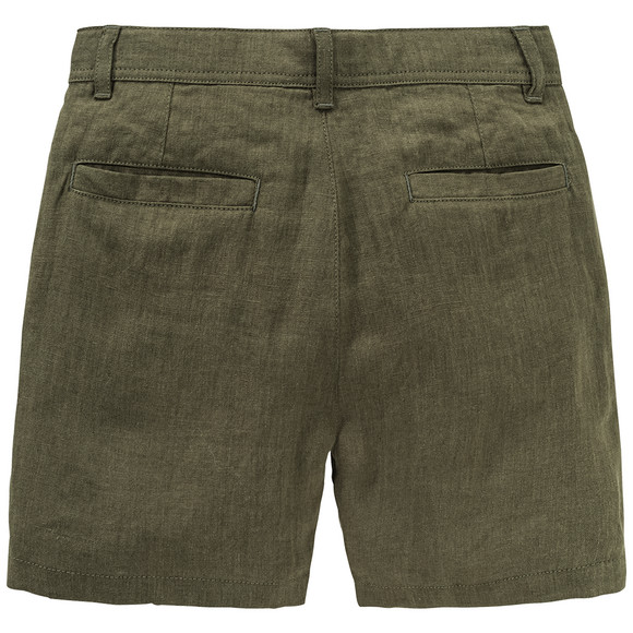 Jungen Leinen-Shorts in Unifarben