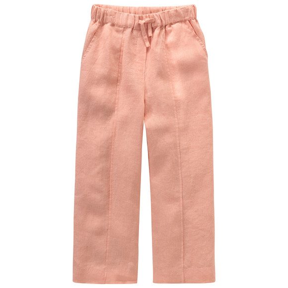 Mädchen Leinen-Hose mit Tunnelzug