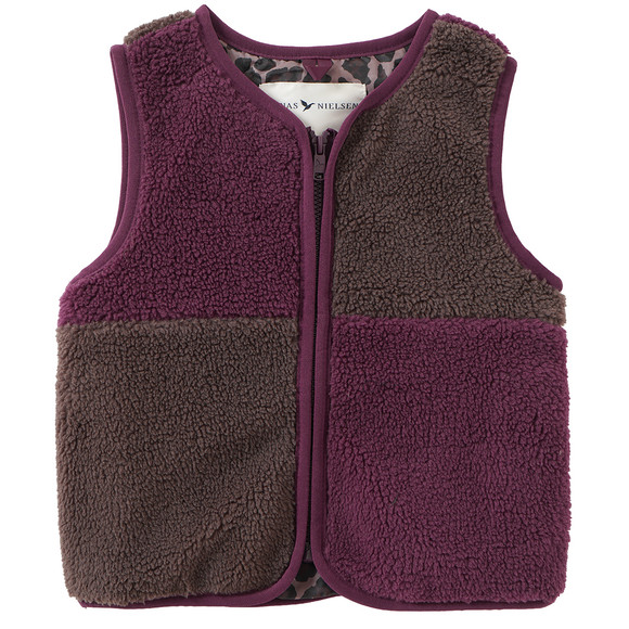 Kinder-teddyvest met scheidingsstuk