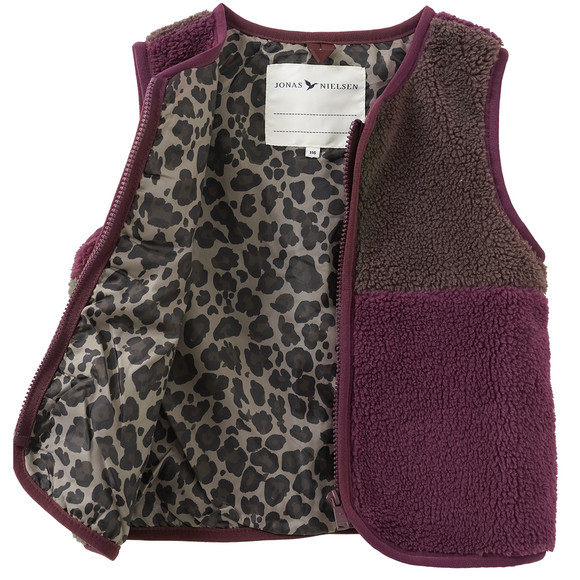 Kinder-teddyvest met scheidingsstuk