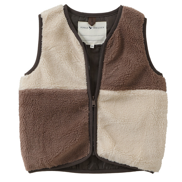 Kinder-teddyvest met scheidingsstuk