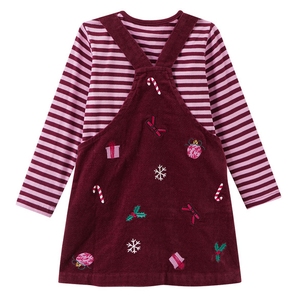 Baby Weihnachtsset mit Kleid und Shirt