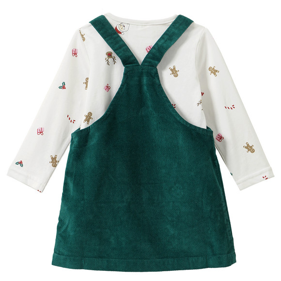 Baby Weihnachtsset mit Kleid und Shirt