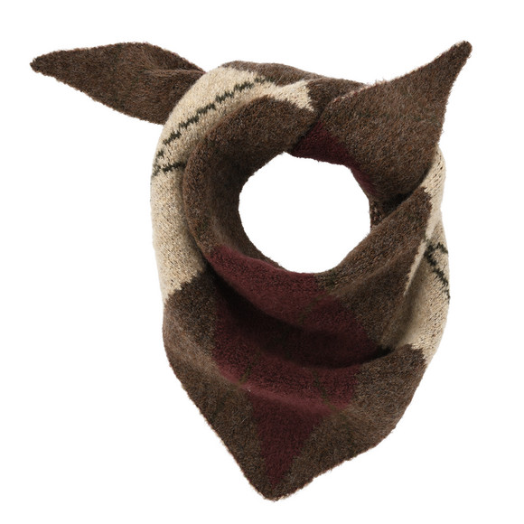Damen Winterschal mit Rautenmuster