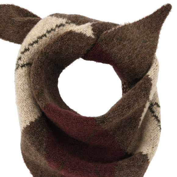 Damen Winterschal mit Rautenmuster