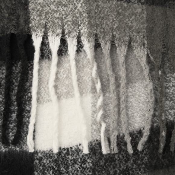 Damen Winterschal mit Karo-Muster
