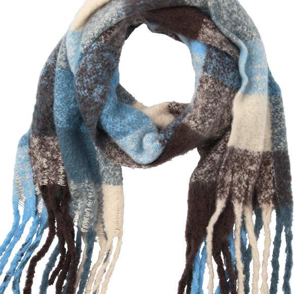 Damen Winterschal mit Karo-Muster