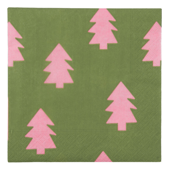 20 Servietten im weihnachtlichen Design