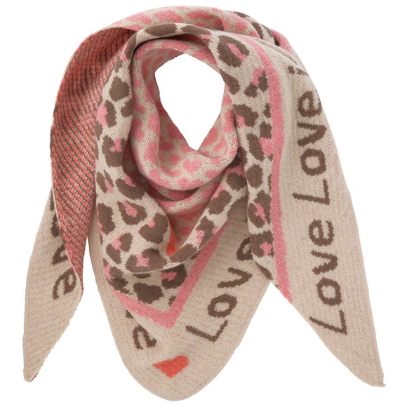 Damen Winterschal mit Mustermix