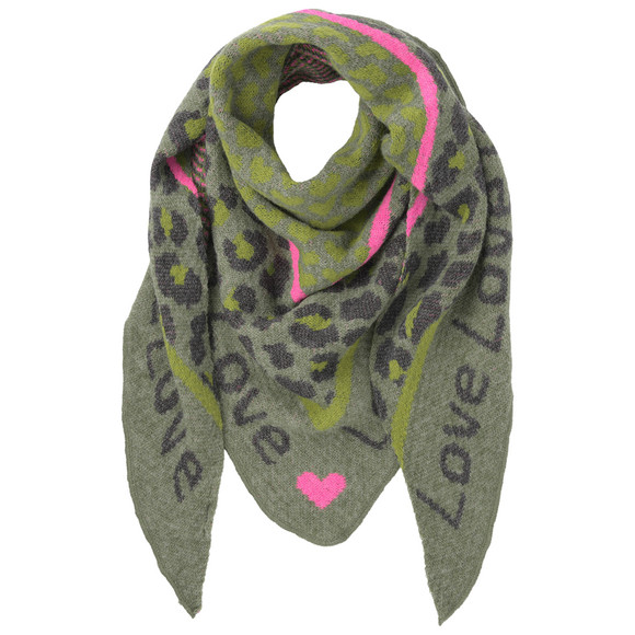 Damen Winterschal mit Mustermix