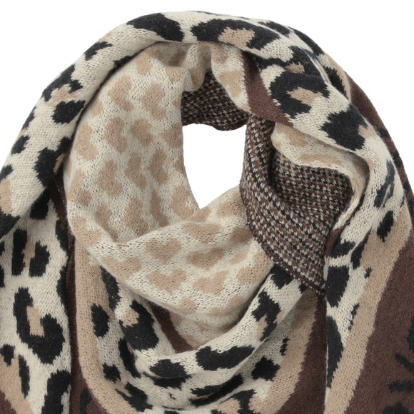 Damen Winterschal mit Mustermix