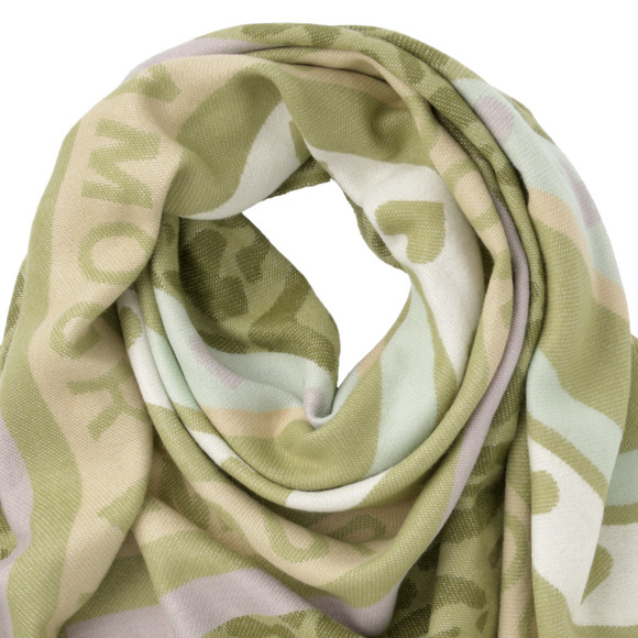 Damen Schal mit Muster-Mix