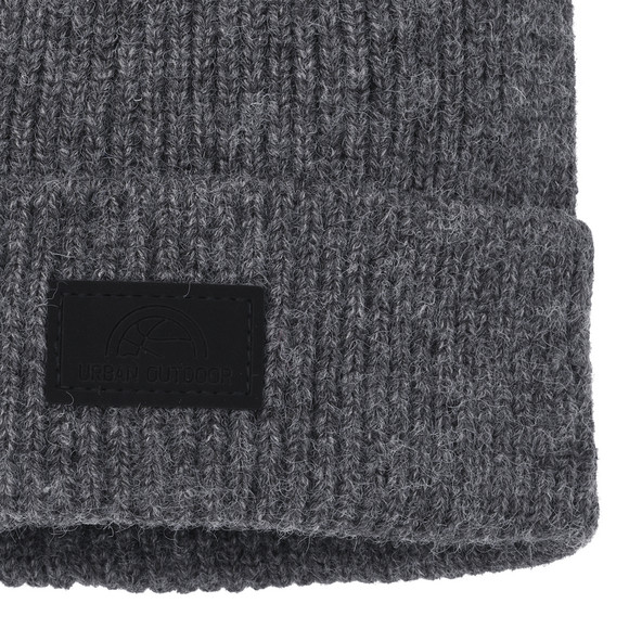 Jungen Strickmütze mit Aufnäher